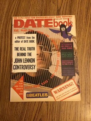 The Beatles 1966 ‘datebook’ Issues In Near Cond Paul Goresh Estate