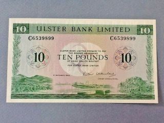 Northern Ireland Ulster Bank Ltd.  10 Pounds P - 327c 1983