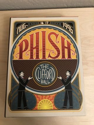 Phish The Clifford Ball 1996 7 Dvd Box Set With Booklet Postcards Stamps