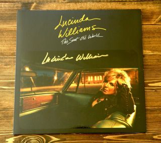 Lucinda Williams This Sweet Old World 2 - Lp Set Signed Reissue Rerecorded Classic