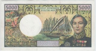 French Pacific Territories 5000 Francs P - 3i 2
