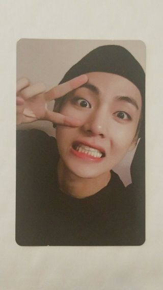 Bts Official Love Yourself Tour In Europe Dvd Taehyung/v Photocard Usa Seller