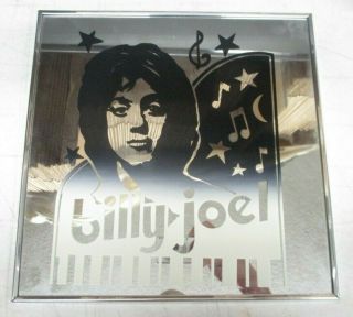 Vintage 1980 Billy Joel Concert Mirror 12 " X 12 " Fair Mirror