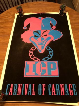 Insane Clown Posse Carnival Of Carnage Blacklight Poster