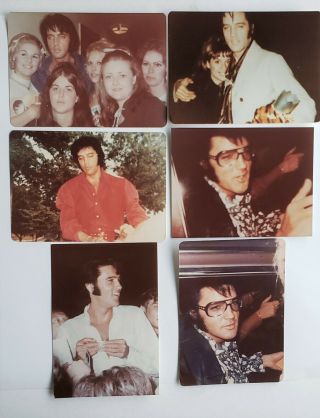 Elvis Presley - 6 Candid Photos - Early 1970 