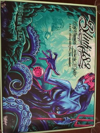 Blink 182 Concert Poster