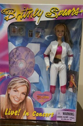 Britney Spears Limited Edition Doll With " Soda Pop " Single
