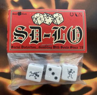 Social Distortion Sd - Lo Rare Dice Game Mike Ness