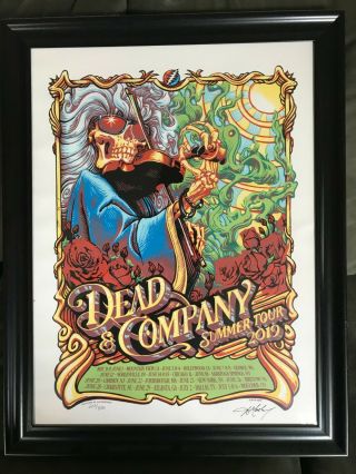 Dead And Company Summer 2019 Tour Show Edition Poster 607 Signed Aj Masthay
