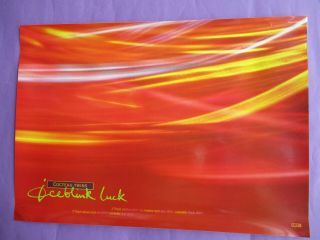 4ad Cocteau Twins Promo Poster Iceblink Luck 1990 24 " X 17 " Indie