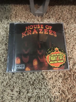 House Of Krazees Hok Season Of The Pumpkin Cd Twiztid Fright Fest Icp