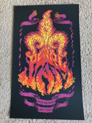Pearl Jam Official Concert Poster Klausen Orleans May 1 2010