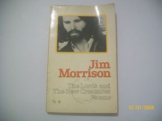 Jim Morrison Music Book The Lords And The Creatures Poems First Edition
