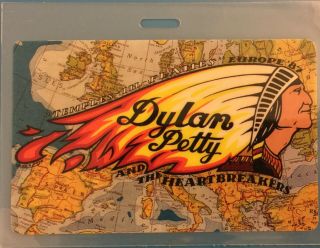 Tom Petty And The Heartbreakers / Bob Dylan 1987 Laminated Backstage Pass