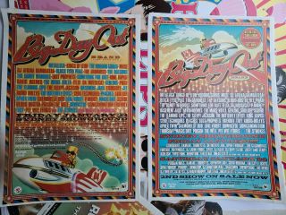 SIGNED Flaming Lips poster The Strokes Kings Of Leon 2004 Big Day Out Sydney 2