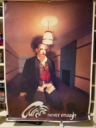 Giant Poster Robert Smith,  The Cure,  Never Enough - Early 1990