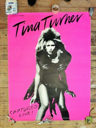 Tina Turner Promotional Poster - Captured Live