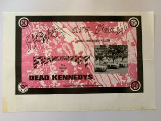 1985 Dead Kennedys Promo Poster Frankenchrist Punk Kbd 35 " X 23 " Dorm