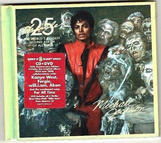 Michael Jackson " Thriller 25 " Cd & Dvd Set,  Factory - U.  S.  Shipp.