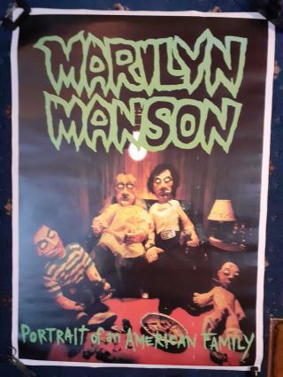 Marilyn Manson Promo Poster - Portrait Of An American Family