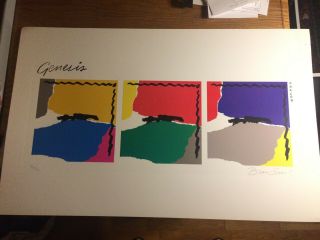 Genesis Art Print Lithograph Abacab Hand Signed Artist Edition Bill Smith