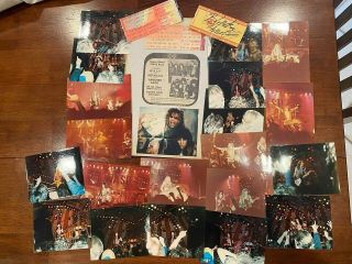 W.  A.  S.  P.  20 Photos Autograph 3 Concert Tickets 1985 - 87 Iron Maiden Judas Priest