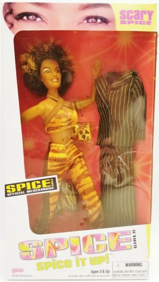 Spice Girls 1997 Galoob Spice It Up Scary Spice Mel B Doll No.  23500 Nrfb