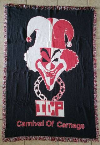 Icp Carnival Of Carnage Blanket 46 " X68 " - - Great Shape