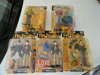 The Beatles Yellow Submarine Mcfarlane Toys Figure Set Of 5