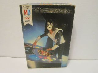 Vintage 1978 Kiss Ace Frehley Puzzle Aucoin - Milton Bradley -