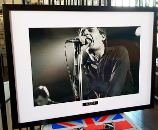 Ian Curtis - Joy Division Luxury Framed - Ltd Edt - Certificate Incredible Quality