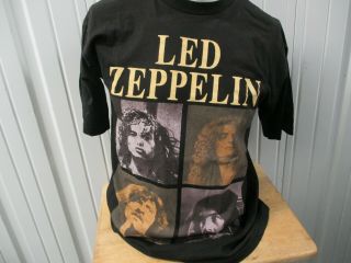 Vintage Winter Land Led Zeppelin Large T - Shirt 90s Robert Plant Jimmy Page John