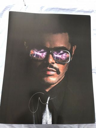 The Weeknd Signed Poster - Official Promo Poster 24x39 Inch After Hours Cd