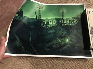 Foo Fighters Fenway Park Tour Poster Fenway July 21st,  Pop Up Store Bag