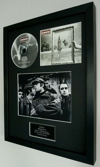 Oasis - Wonderwall - Cd - Limited Edition - Metal Plaque - Certificate