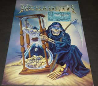 Megadeth: Countdown To Extintion Tour Book/program 1992,  2004 Ticket Stub