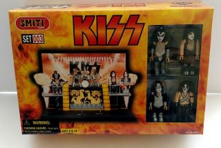 Kiss Band Alive 2 Tour Concert Stage Smiti Figure Playset Gene Ace Peter Paul