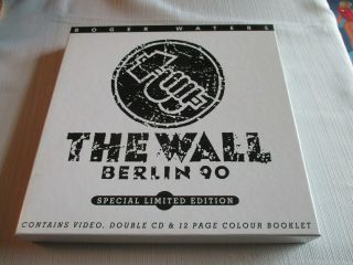 Roger Waters The Wall Berlin 90 Special Limited Edition Box Set Incl Double Cd