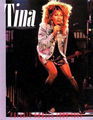 Tina Turner 1985 Private Dancer World Tour Concert Program Book / Nmt 2