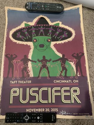 Puscifer Poster.  Live At Taft Theater Cincinnati