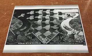 Rare Pearl Jam " Seattle " Emek Concert Poster Aug 8th & 10th - Home Shows Safeco