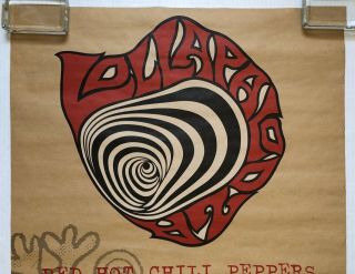 LOLLAPALOOZA 1992 PROMO Only POSTER Soundgarden PEARL JAM Red Hot Chili Peppers 2