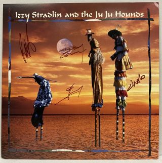 Izzy Stradlin And The Ju Ju Hounds S/t 1992 Autographed Promo Flat Guns N Roses