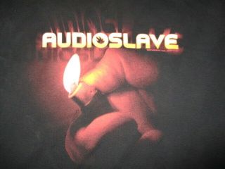 2003 Audioslave Concert Tour (lg) T - Shirt Chris Cornell Tom Morello