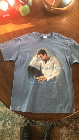 Enrique Iglesias Vintage 1999 Concert Tour T - Shirt Xl Cosas Del Amore