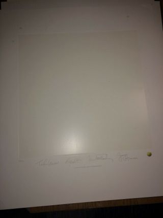 The Beatles White Album Apple Lithograph Art Print Special