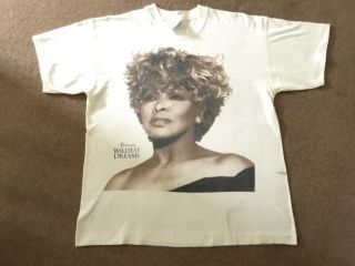 Tina Turner Wildest Dreams World Tour 96 T - Shirt - Size Xl