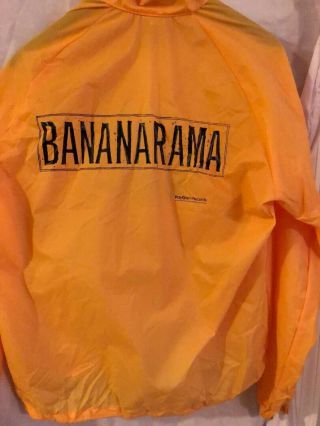 Banarama Promo Tour Rain Jacket Folds Into Itself.  Medium Never Worn.