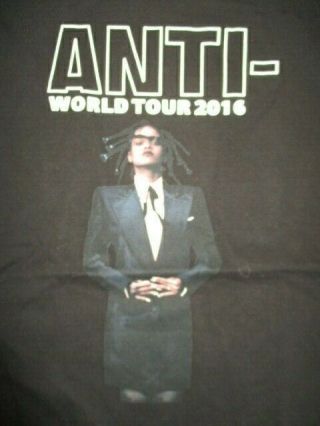 2016 Rihanna " Anti - World " North America Concert Tour (lg) Long Sleeve Shirt