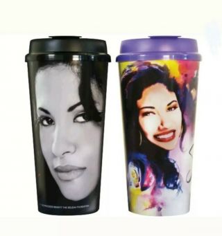 Selena Quintanilla 2018 Limited Edition Stripes Cups Set Of 2,